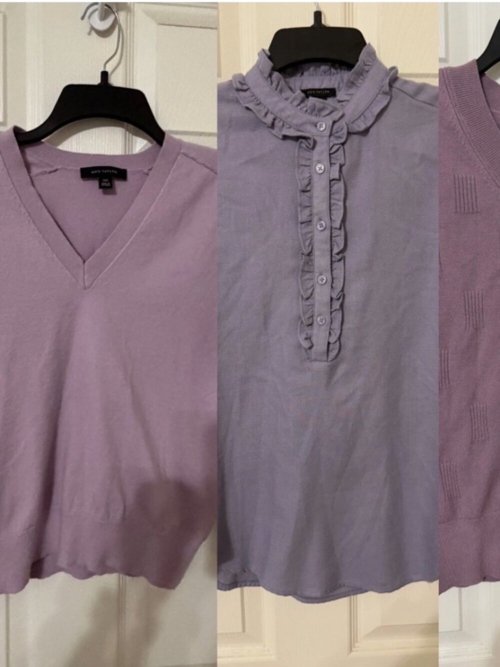 2 Ann Taylor Shirts And 1 Arach & Cloz Shirt